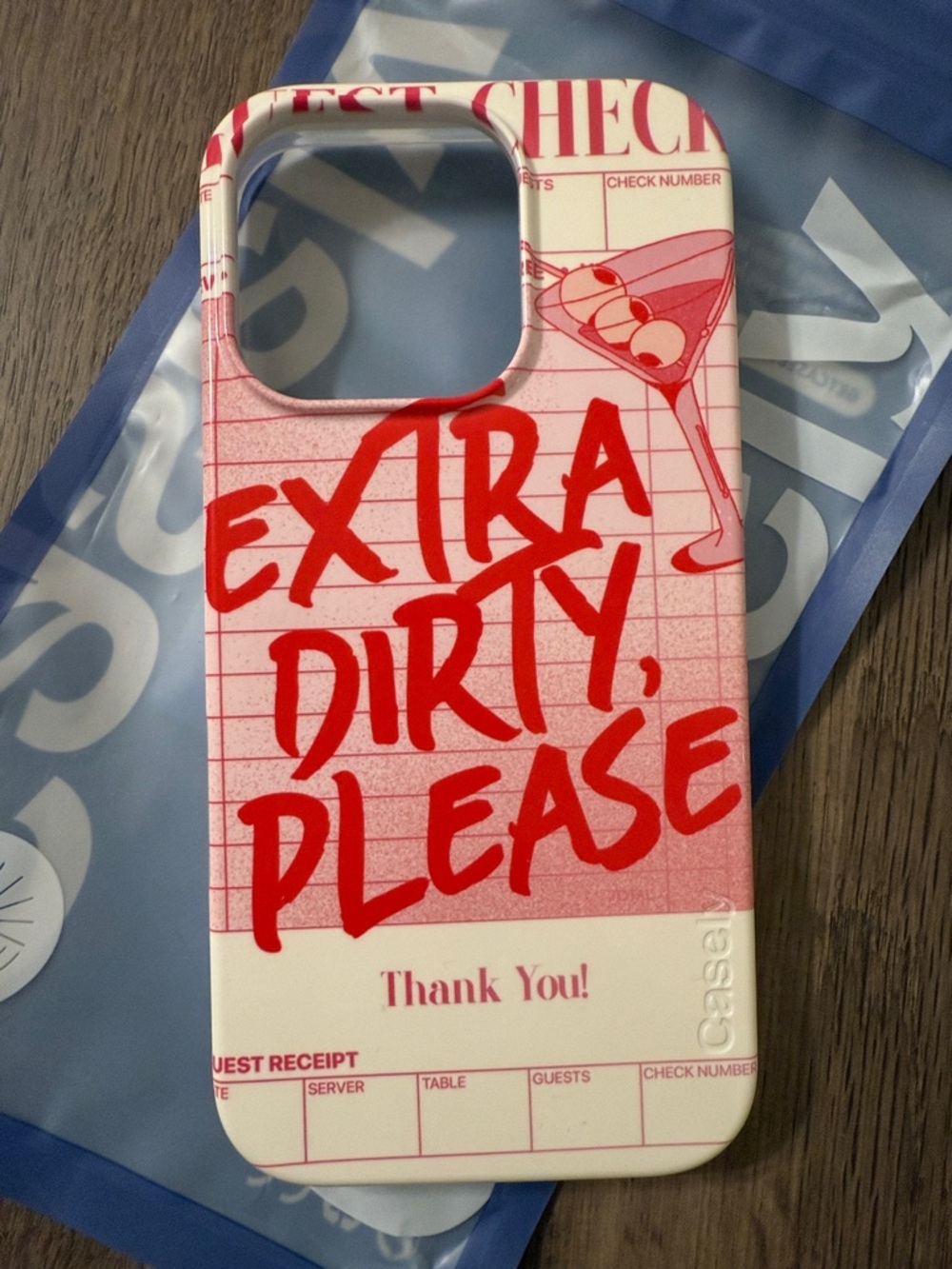 Casely Pink "Extra Dirty, Please" Graphic Phone Case 16 Pro